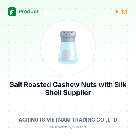 Salt Roasted Cashew Nuts with Silk Shell – summary card, no photo uploaded yet