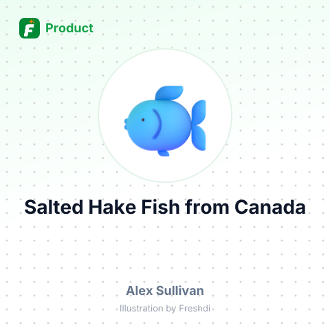 Salted Hake Fish – summary card, no photo uploaded yet
