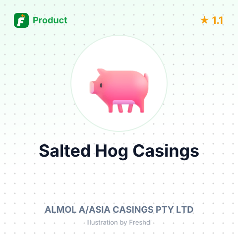 Salted Hog Casings – summary card, no photo uploaded yet