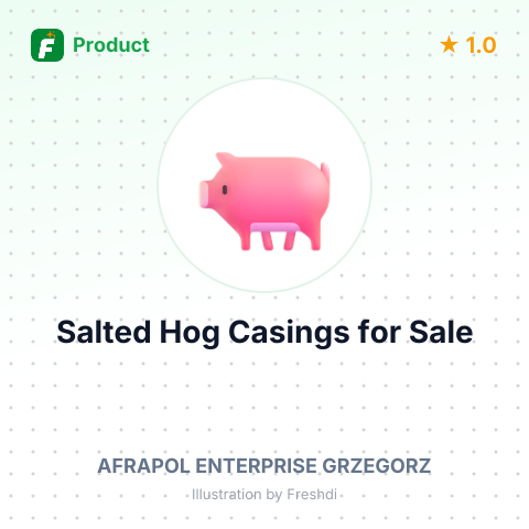 Salted Hog Casings – summary card, no photo uploaded yet