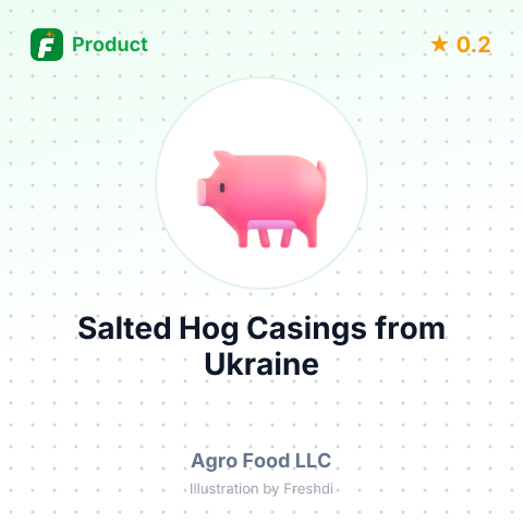 Salted Hog Casings – summary card, no photo uploaded yet