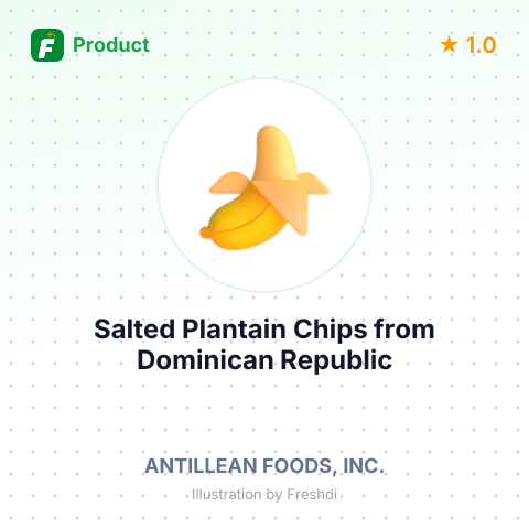 Salted Plantain Chips – summary card, no photo uploaded yet