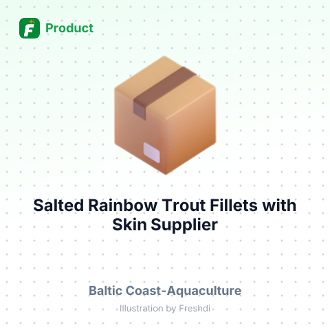Salted Rainbow Trout Fillets with Skin – summary card, no photo uploaded yet