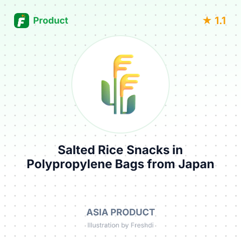 Salted Rice Snacks in Polypropylene Bags – summary card, no photo uploaded yet