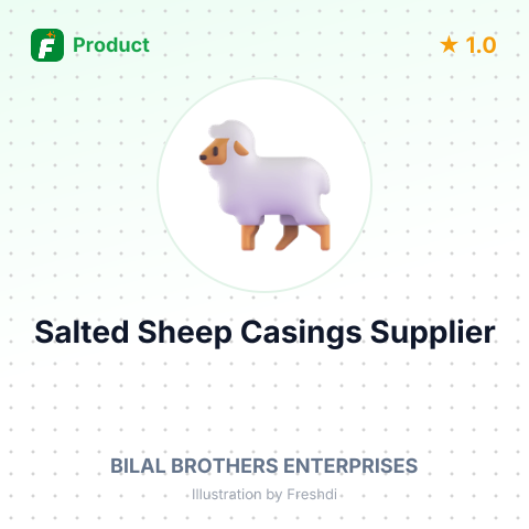 Salted Sheep Casings – summary card, no photo uploaded yet