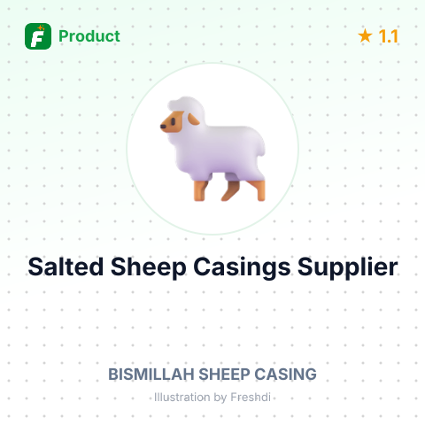 Salted Sheep Casings – summary card, no photo uploaded yet