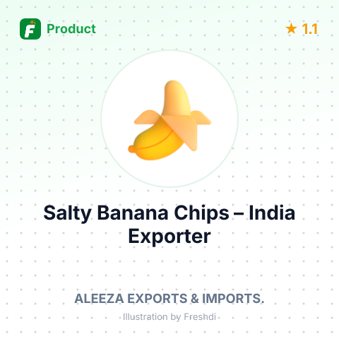 Salty Banana Chips – summary card, no photo uploaded yet
