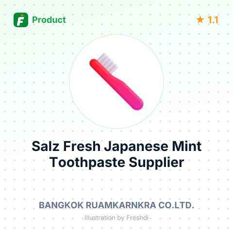 Salz Fresh Japanese Mint Toothpaste – summary card, no photo uploaded yet
