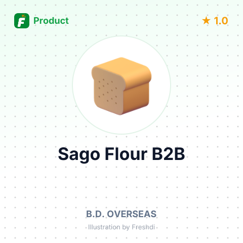 Samo (Sago) Flour – summary card, no photo uploaded yet