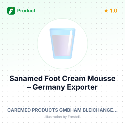 Sanamed Foot Cream Mousse – summary card, no photo uploaded yet