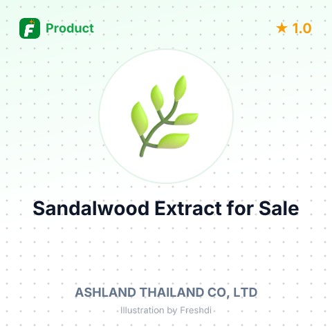 Sandalwood Extract for Cosmetics – summary card, no photo uploaded yet