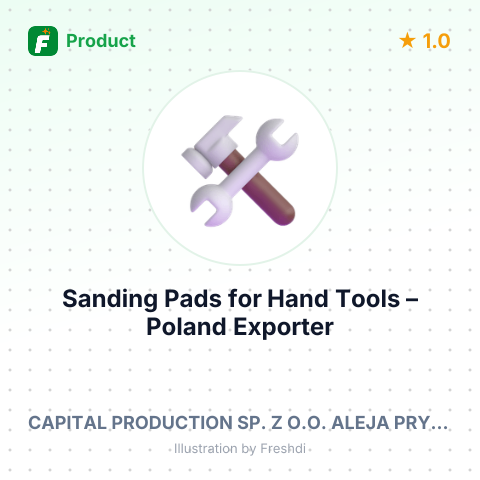 Sanding Pads for Hand Tools – summary card, no photo uploaded yet