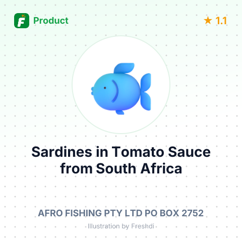 Sardines in Tomato Sauce – summary card, no photo uploaded yet