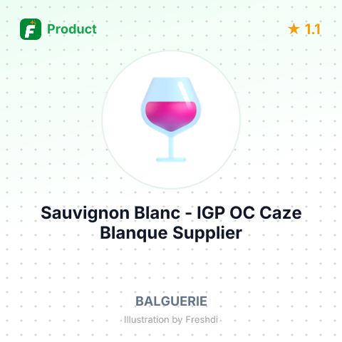 Sauvignon Blanc - IGP OC Caze Blanque – product summary card, no photo uploaded yet
