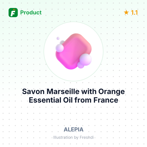 Savon Marseille with Orange Essential Oil – summary card, no photo uploaded yet