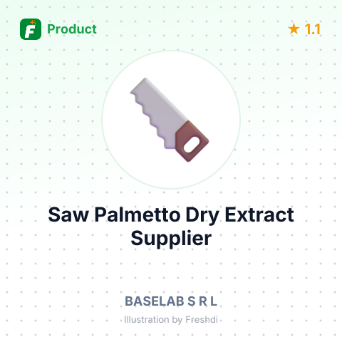 Saw Palmetto Dry Extract – summary card, no photo uploaded yet