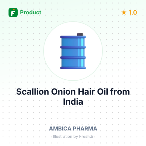 Scallion Onion Hair Oil – summary card, no photo uploaded yet