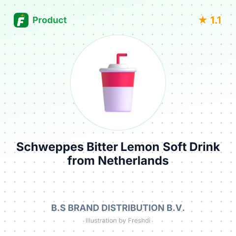 Schweppes Bitter Lemon Soft Drink – summary card, no photo uploaded yet