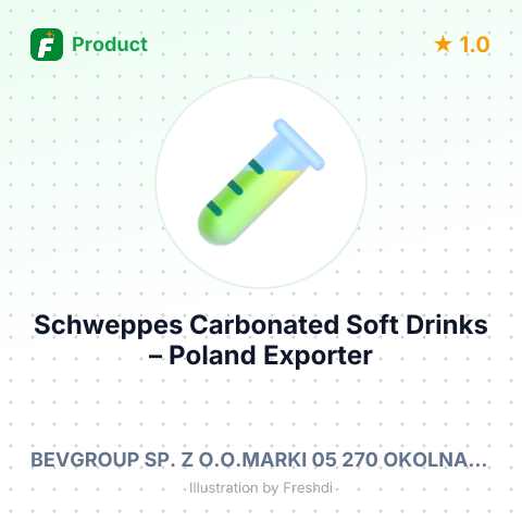 Schweppes Carbonated Soft Drinks – summary card, no photo uploaded yet