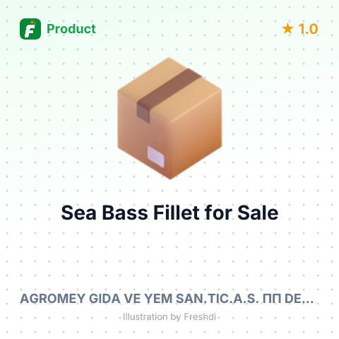 Sea Bass Fillet – summary card, no photo uploaded yet