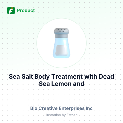 Sea Salt Body Treatment with Dead Sea Lemon and Green Tea – summary card, no photo uploaded yet