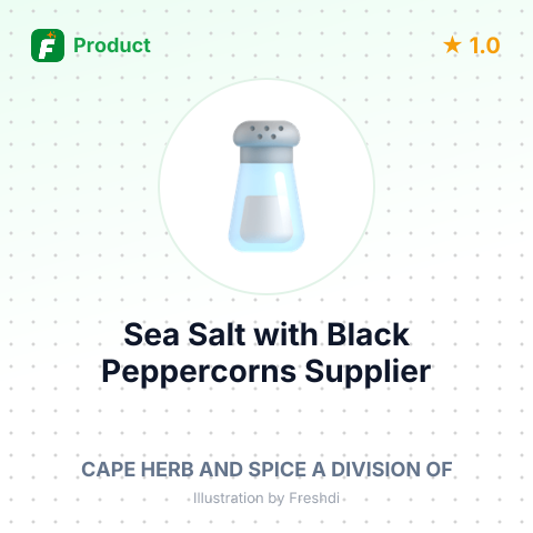Sea Salt with Black Peppercorns – summary card, no photo uploaded yet