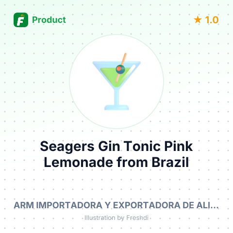 Seagers Gin Tonic Pink Lemonade – summary card, no photo uploaded yet
