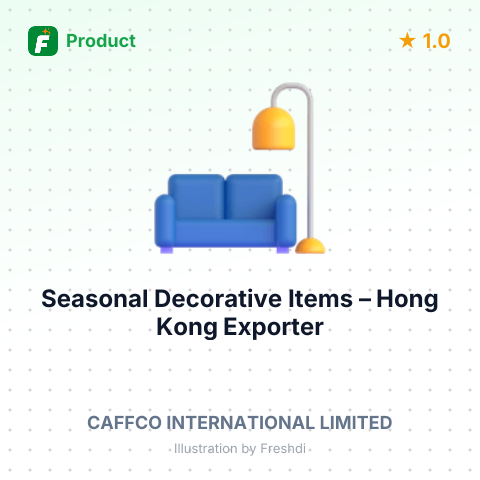 Seasonal Decorative Items – summary card, no photo uploaded yet