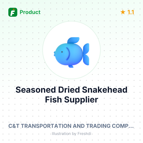 Seasoned Dried Snakehead Fish – summary card, no photo uploaded yet