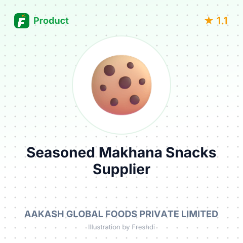 Seasoned Makhana Snacks – summary card, no photo uploaded yet