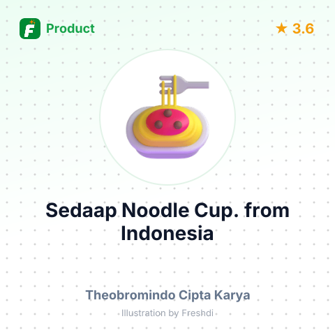 Sedaap Noodle Cup. – summary card, no photo uploaded yet