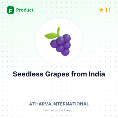 Seedless Grapes – summary card, no photo uploaded yet