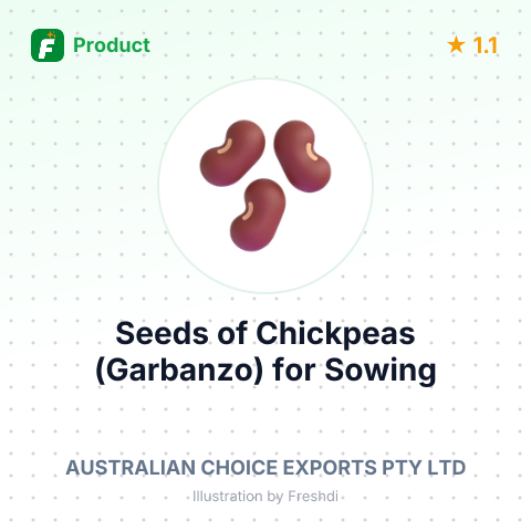 Seeds of Chickpeas (Garbanzo) for Sowing – summary card, no photo uploaded yet