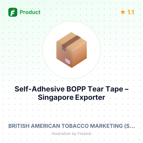 Self-Adhesive BOPP Tear Tape – summary card, no photo uploaded yet