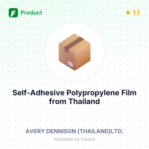 Self-Adhesive Polypropylene Film – summary card, no photo uploaded yet