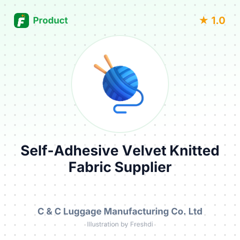 Self-Adhesive Velvet Knitted Fabric – summary card, no photo uploaded yet