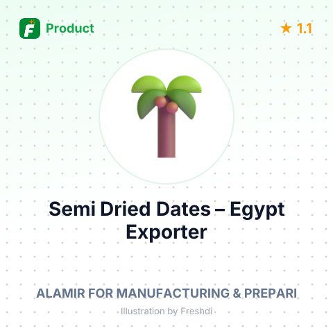 Semi Dried Dates – summary card, no photo uploaded yet