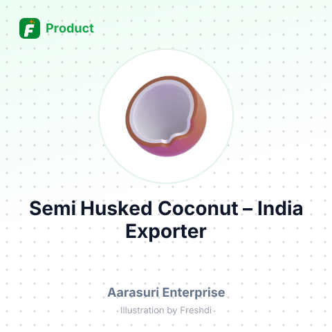 Semi Husked Coconut – summary card, no photo uploaded yet