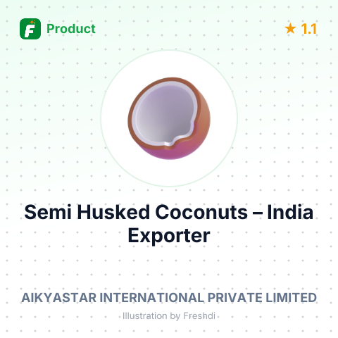Semi Husked Coconuts – summary card, no photo uploaded yet