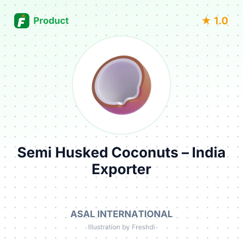 Semi Husked Coconuts – summary card, no photo uploaded yet