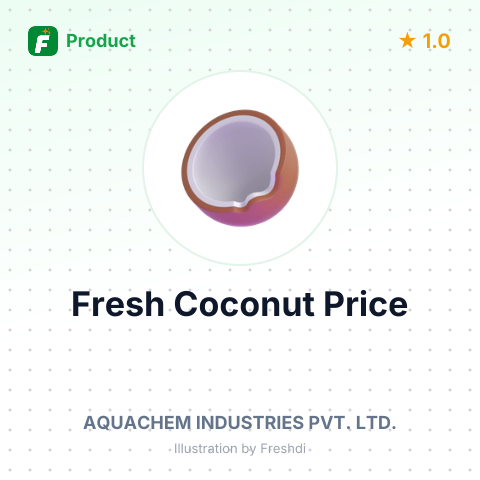 Semi Husked Fresh Coconut – summary card, no photo uploaded yet