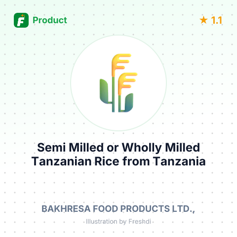 Semi Milled or Wholly Milled Tanzanian Rice – summary card, no photo uploaded yet