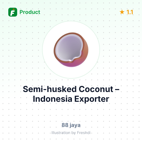Semi-husked Coconut – summary card, no photo uploaded yet