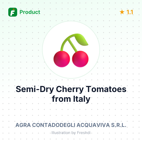 Semi-Dry Cherry Tomatoes – summary card, no photo uploaded yet