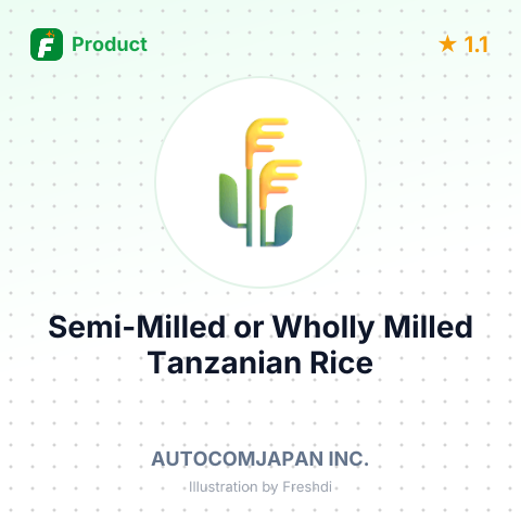 Semi-Milled or Wholly Milled Tanzanian Rice – summary card, no photo uploaded yet