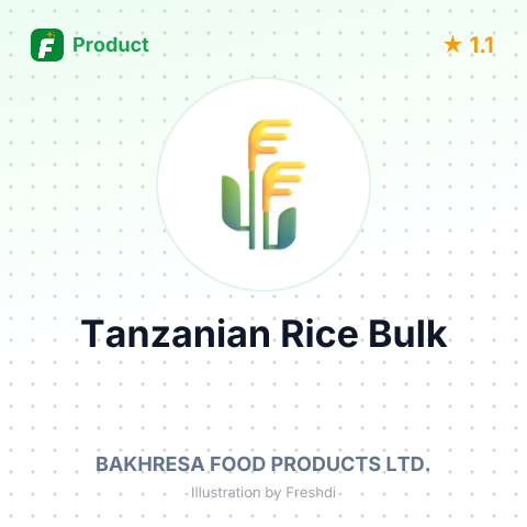 Semi-Milled or Wholly Milled Tanzanian Rice – summary card, no photo uploaded yet