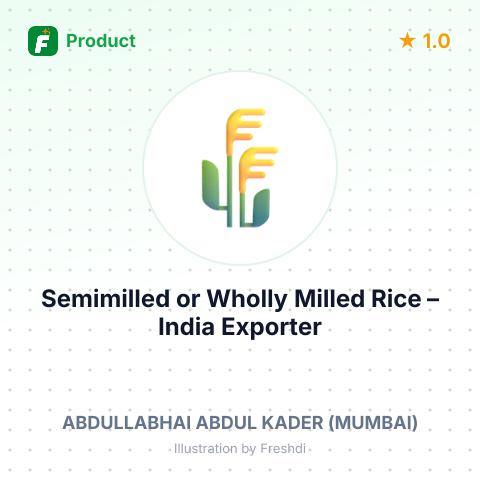 Semimilled or Wholly Milled Rice – summary card, no photo uploaded yet