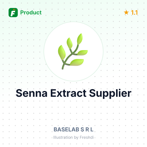 Senna Extract – product summary card, no photo uploaded yet