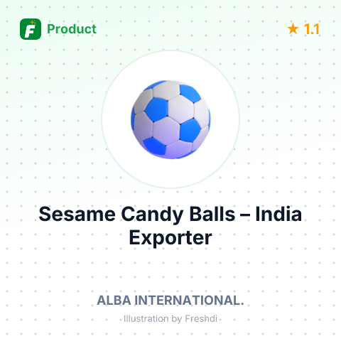 Sesame Candy Balls (White) – summary card, no photo uploaded yet