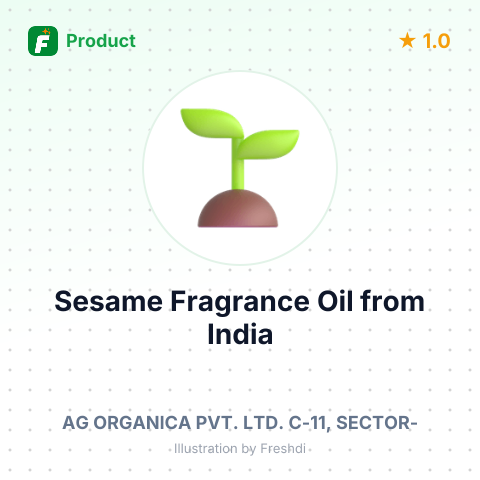 Sesame Fragrance Oil – summary card, no photo uploaded yet